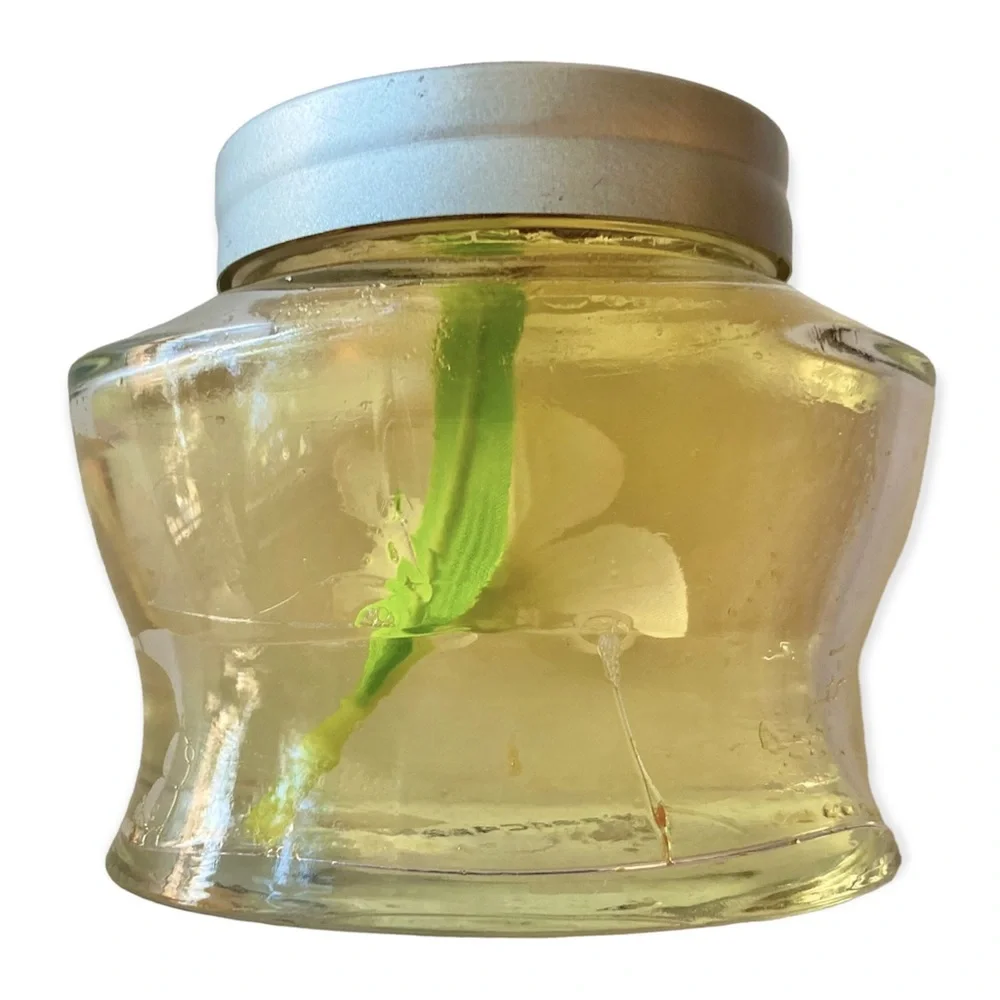 Vintage Bath & Body Work Serenity Home Fragrance Gel Cedar Wood Clary Jelly Rare - Picture 2 of 5